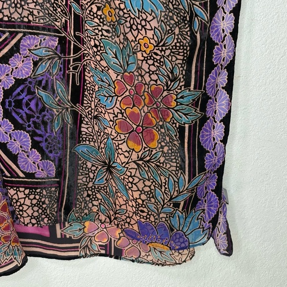 By Anthropologie Women’s One Size Sheer Burnout Kimono Bohemian Whimsigoth - Picture 12 of 16